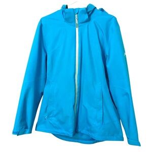 Mckinley Aquamax Women’s Rain Jacket Size 1X Double Zipper 10 000 MM